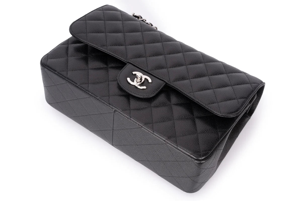 Chanel Jumbo Classic Flap Caviar Black SHW