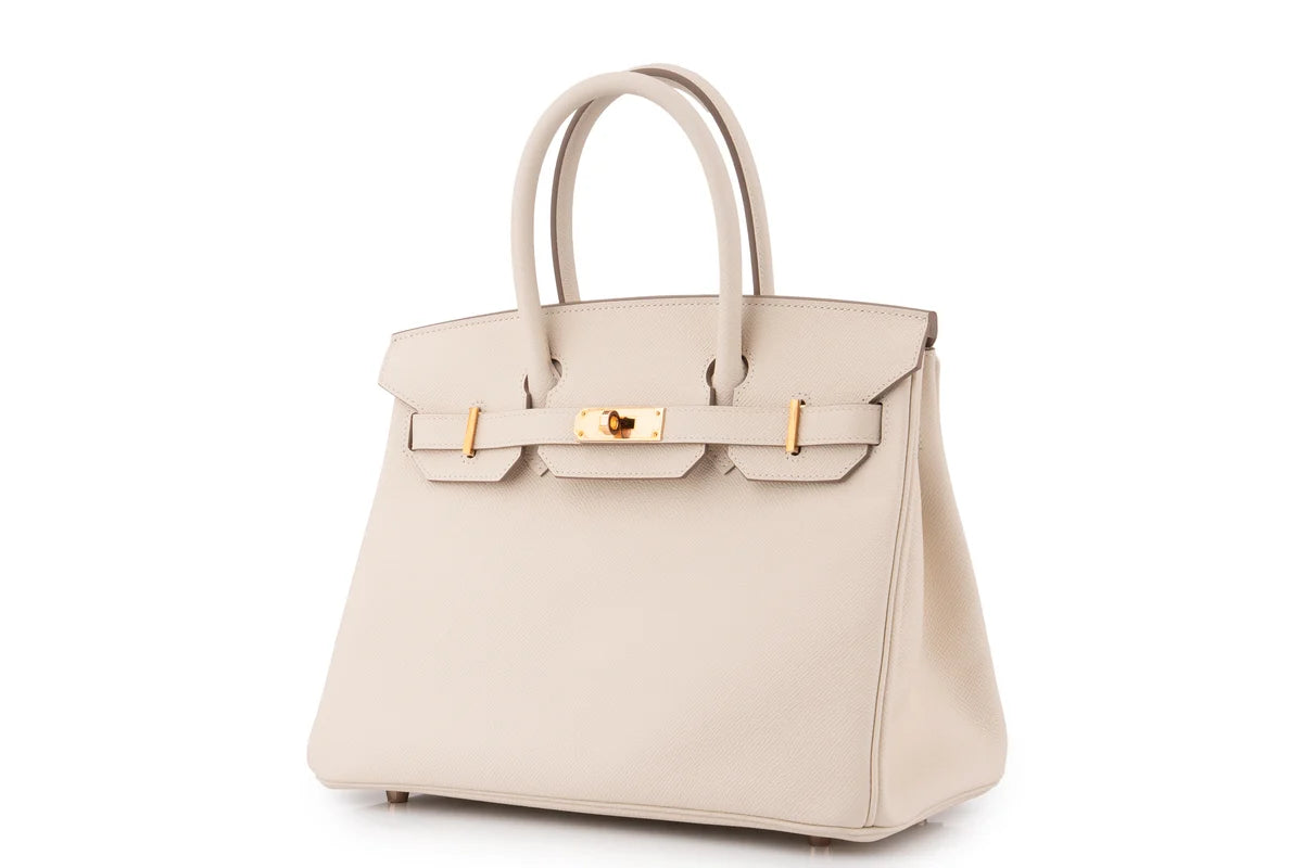 Hermès Birkin 30 Epsom Craie RGHW
