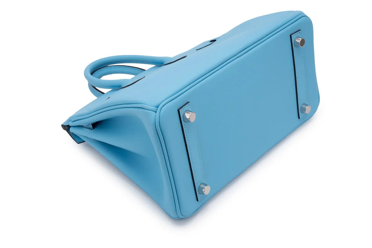 Hermès Birkin 25 Swift Blue Celeste PHW