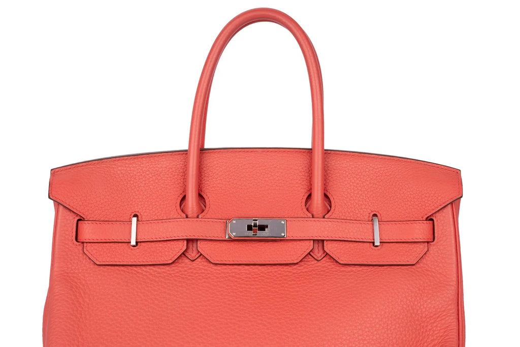 Hermès Birkin 35 Clemence Bougainvillea PHW