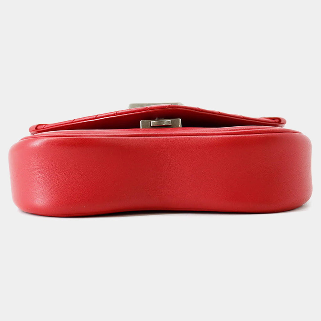 Louis Vuitton New Wave Chain Bag Red Leather Size Pm
