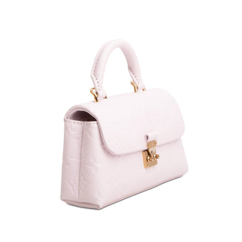 Louis Vuitton Pink Monogram Empreinte Leather Nano Madeleine