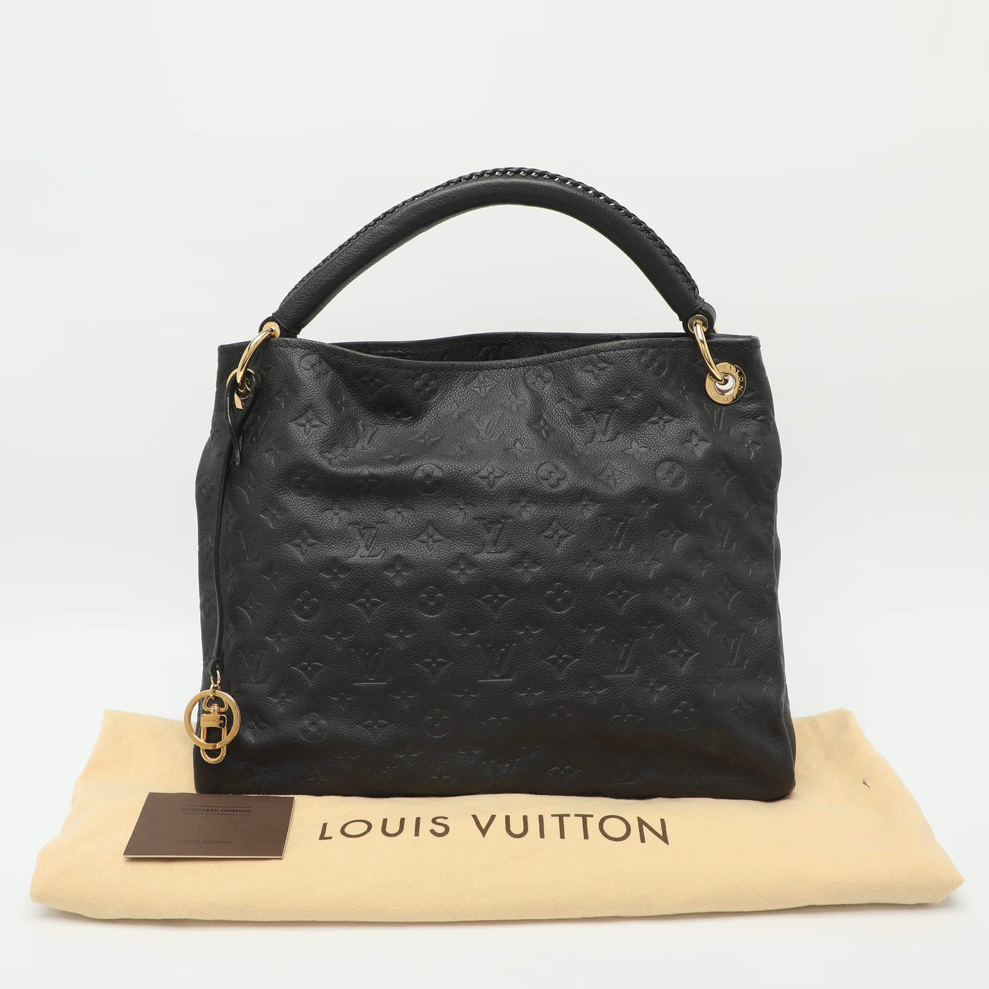 Louis Vuitton Artsy MM Bleu Infini Empreinte Leather Bag