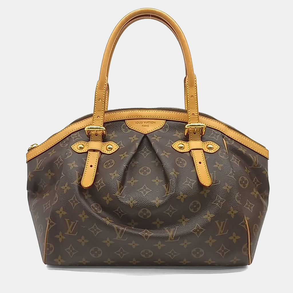 Louis Vuitton Monogram Tivoli Brown Coated Canvas GM Bag