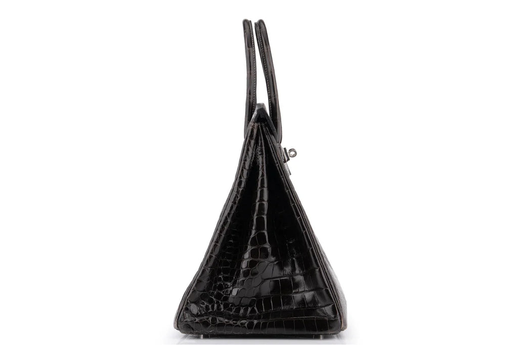 Hermès Birkin 35 Crocodile Porosus Noir PHW
