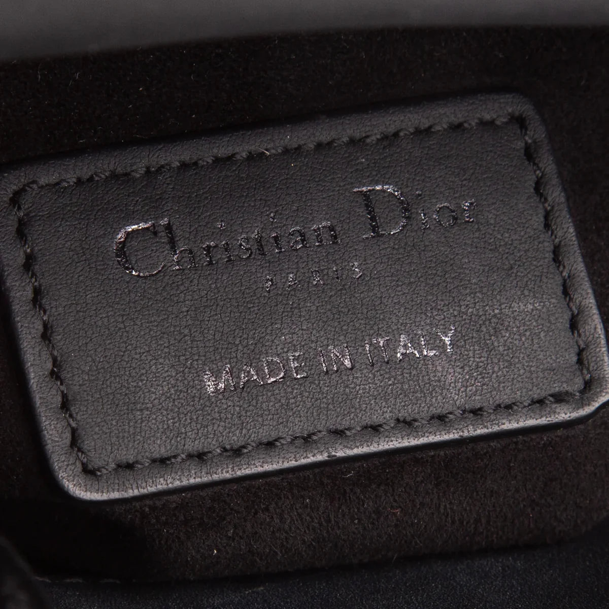 Christian Dior 2020 Black Ultra Matte Calfskin Cannage Mini Lady Dior