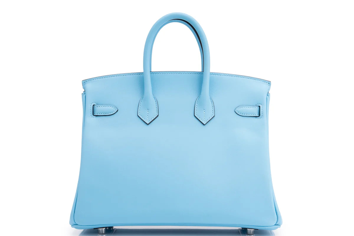 Hermès Birkin 25 Swift Blue Celeste PHW