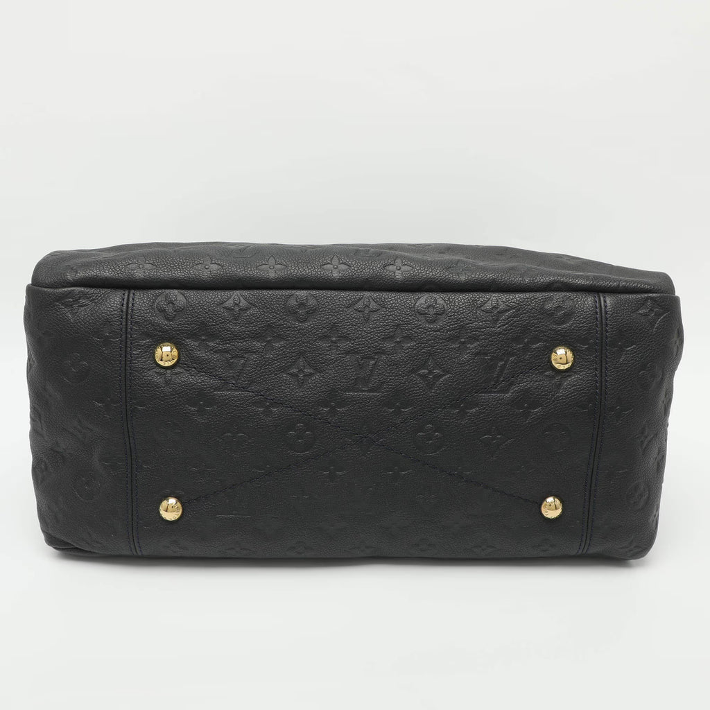 Louis Vuitton Artsy MM Bleu Infini Empreinte Leather Bag