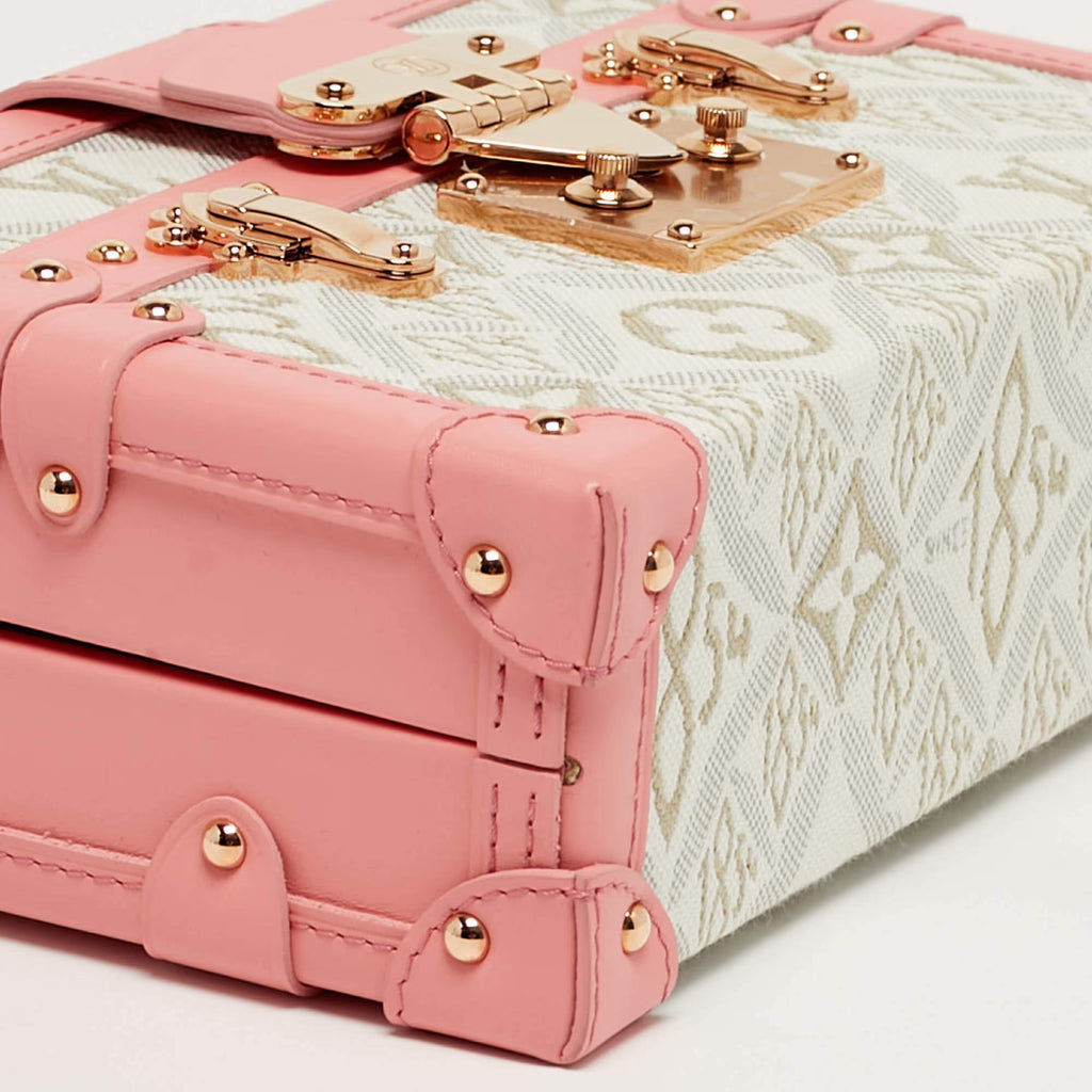Louis Vuitton Petite Mallee Pink Since 1854 Jacquard Clutch