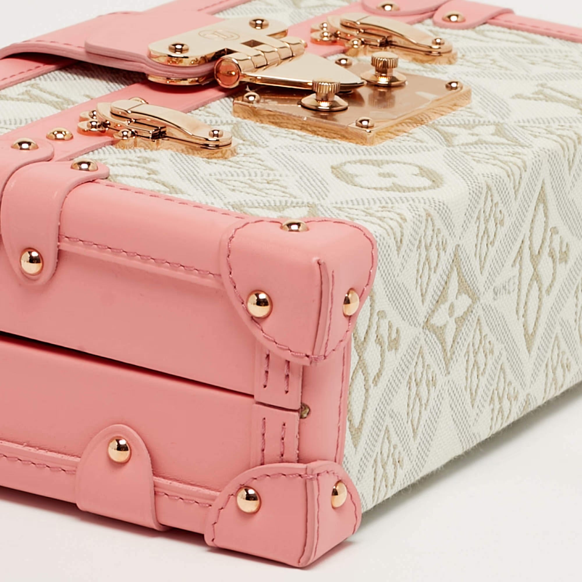 Louis Vuitton Petite Mallee Pink Since 1854 Jacquard Clutch