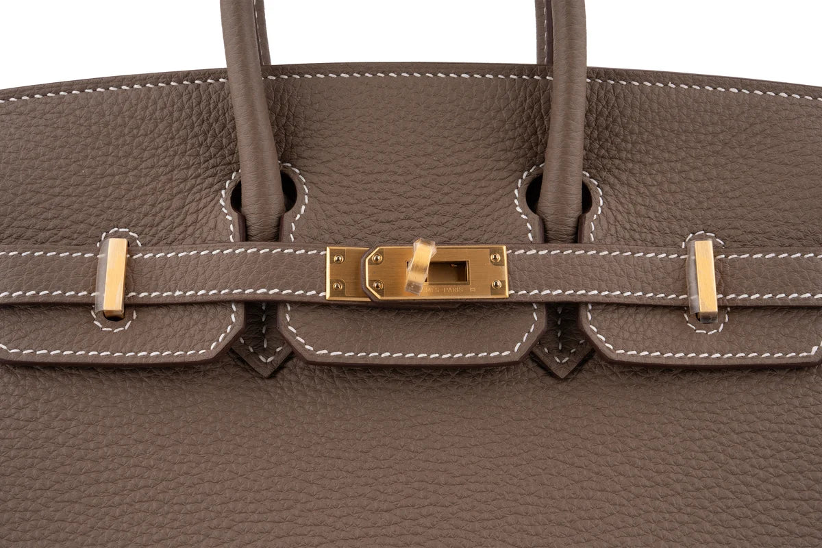 Hermès Birkin 25 Togo Etoupe BGHW