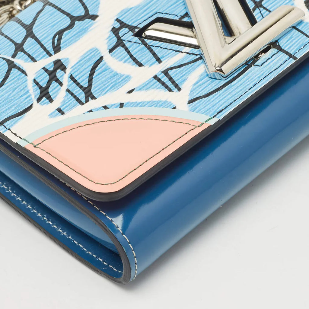 Louis Vuitton Twist Multicolor Leather and Patent Leather Wallet On Chain