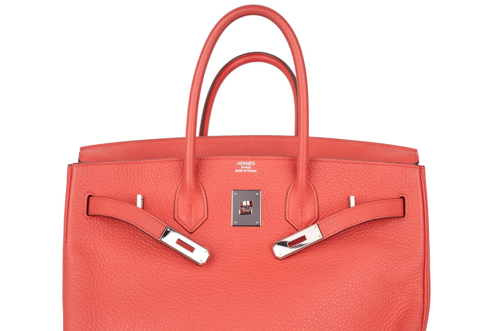 Hermès Birkin 35 Clemence Bougainvillea PHW