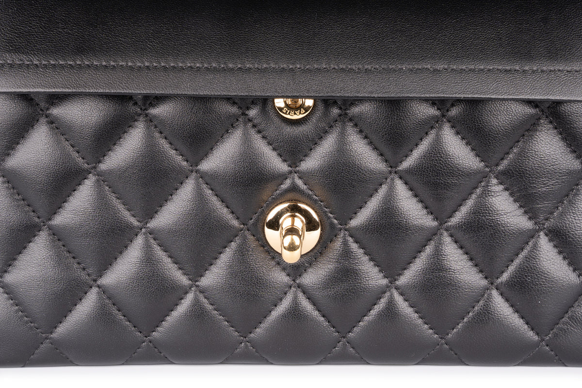 Chanel Mini Flapbag Lambskin Black GHW
