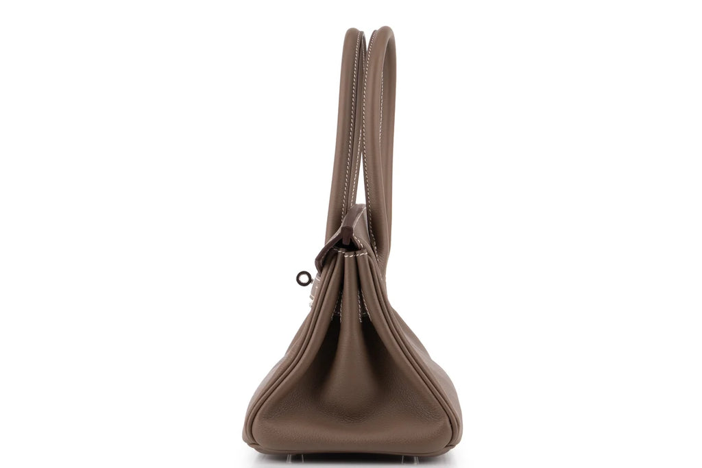 Hermès Birkin 29 Shoulder Evercolour Etoupe PHW
