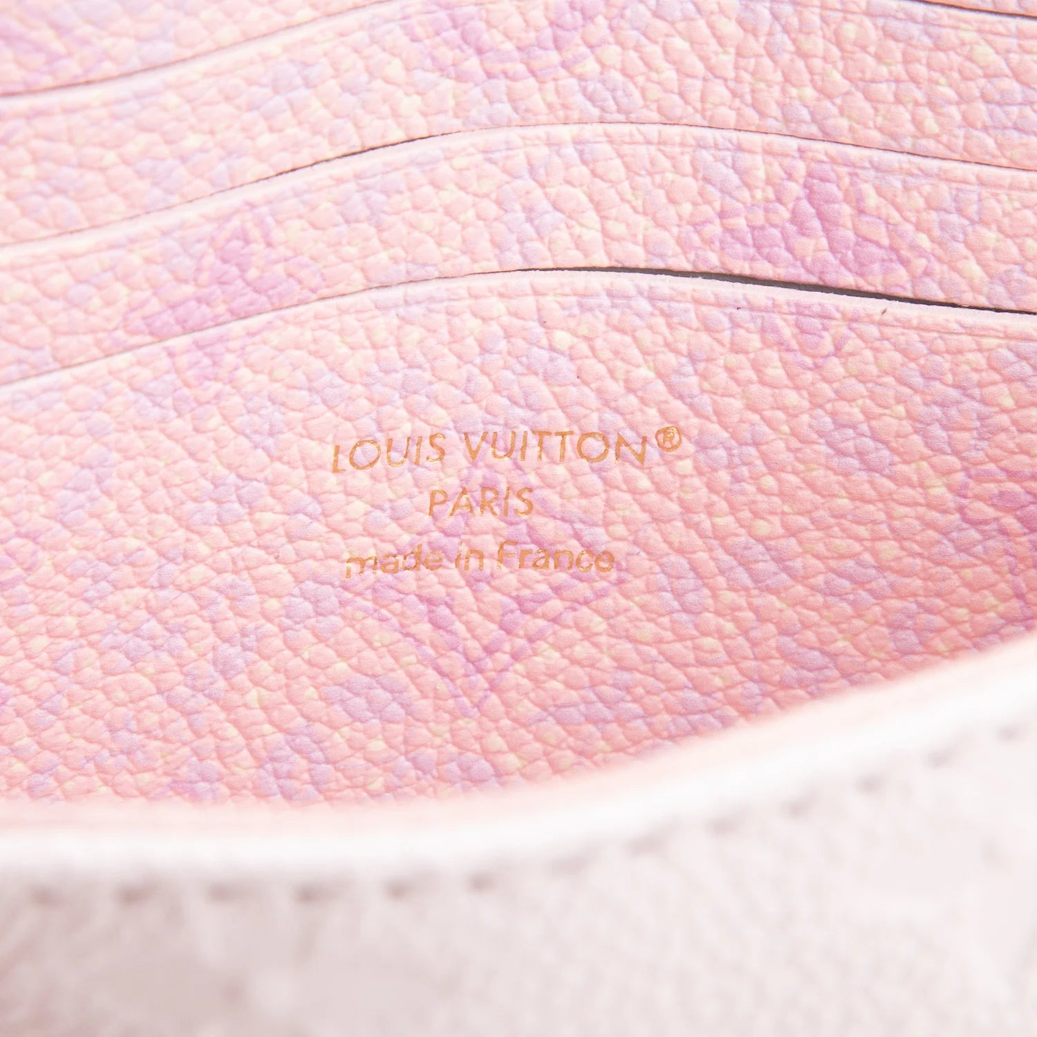 Louis Vuitton Pink Monogram Empreinte Leather Nano Madeleine
