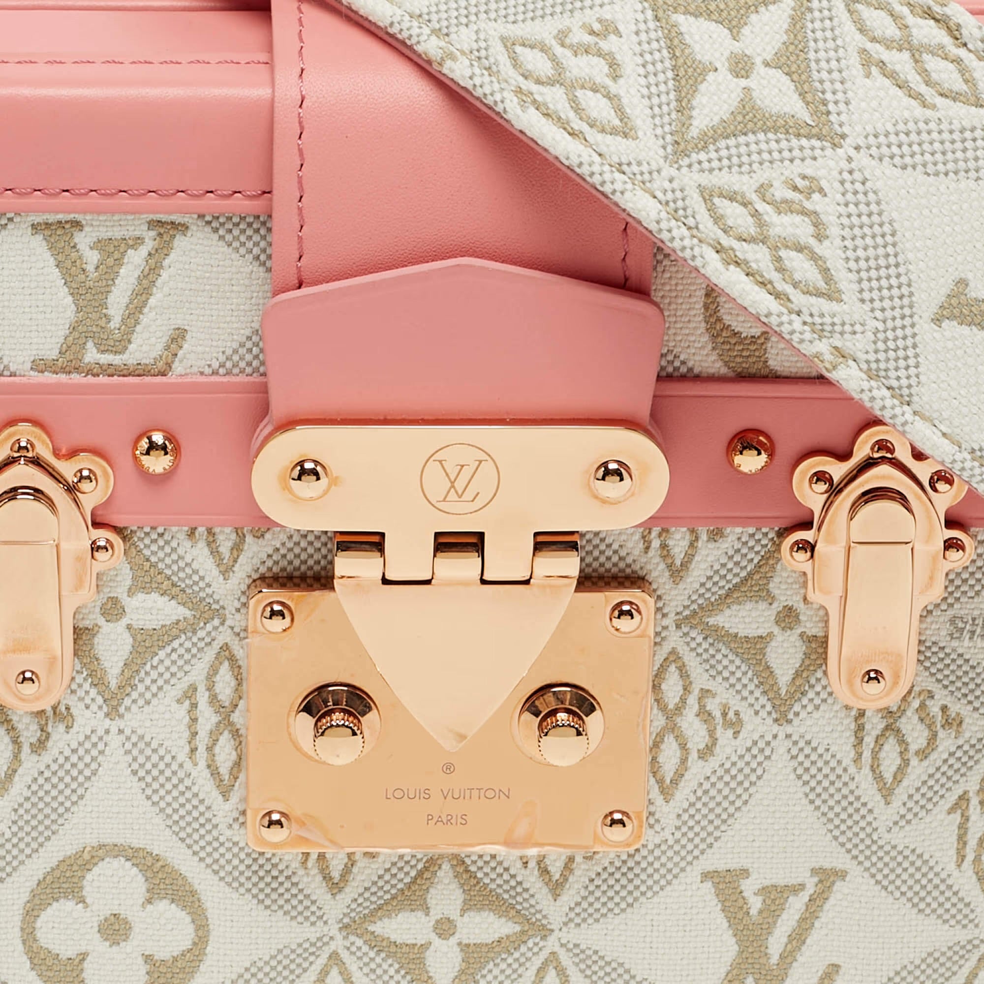 Louis Vuitton Petite Mallee Pink Since 1854 Jacquard Clutch
