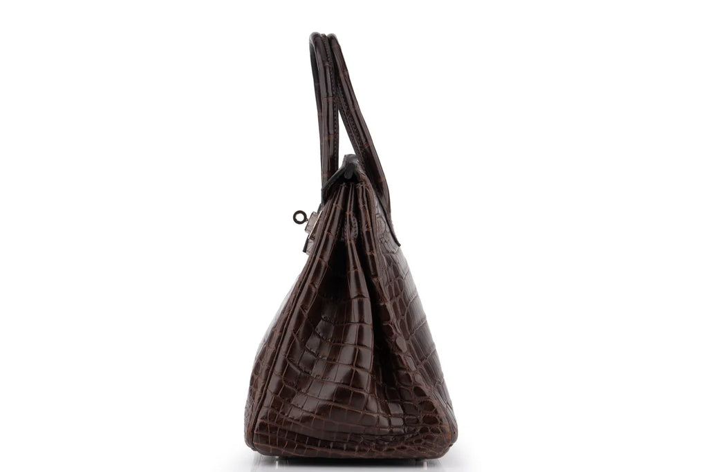 Hermès Birkin 30 Croc Niloticus Ebene PHW