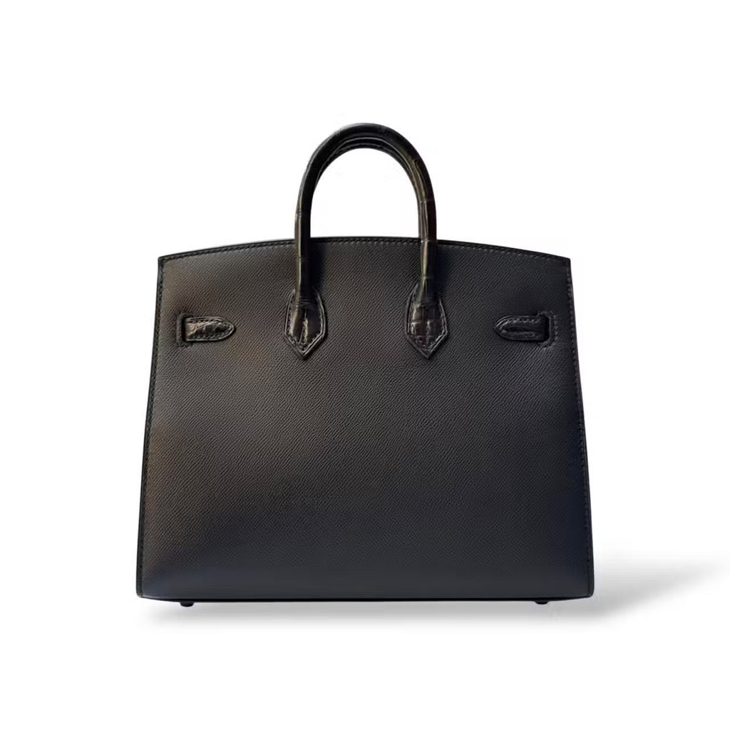 Hermes Birkin 20 Faubourg So Black Midnight BHW