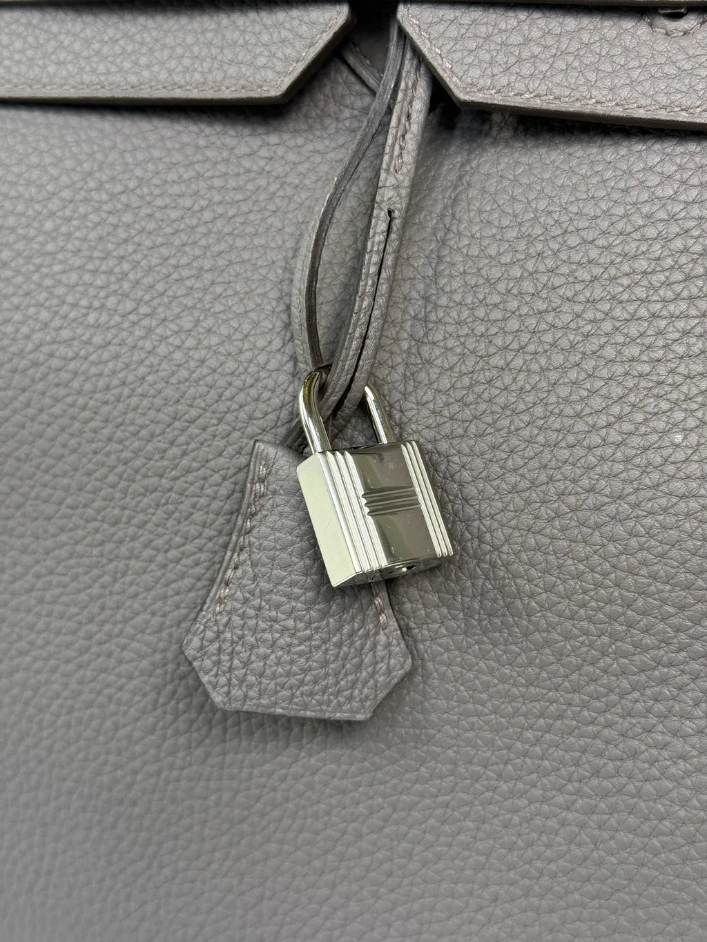 HERMÈS BIRKIN 35 IN GRIS ETAIN TOGO LEATHER WITH PALLADIUM HARDWARE
