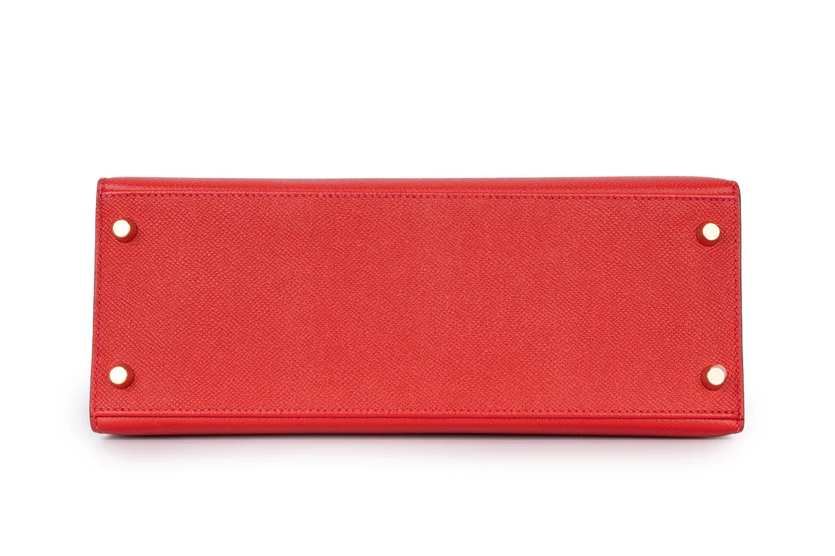 Hermès Kelly 28 Epsom Rouge Casaque GHW