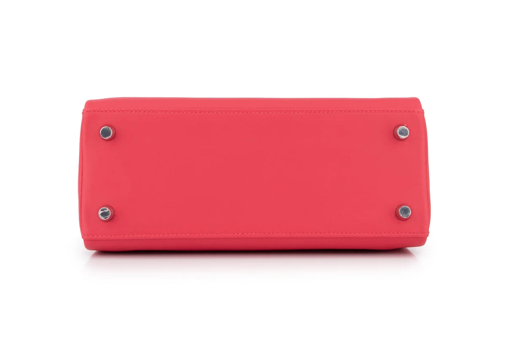Hermès Kelly 25 Retourne Swift Rose Extreme PHW