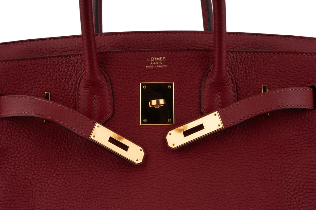 Hermès Birkin 30 Togo Rouge Grenat GHW
