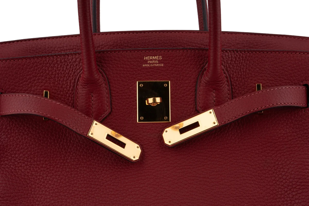 Hermès Birkin 30 Togo Rouge Grenat GHW
