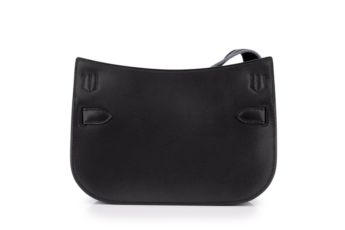 Hermès Jypsiere Mini Evergrain Noir GHW