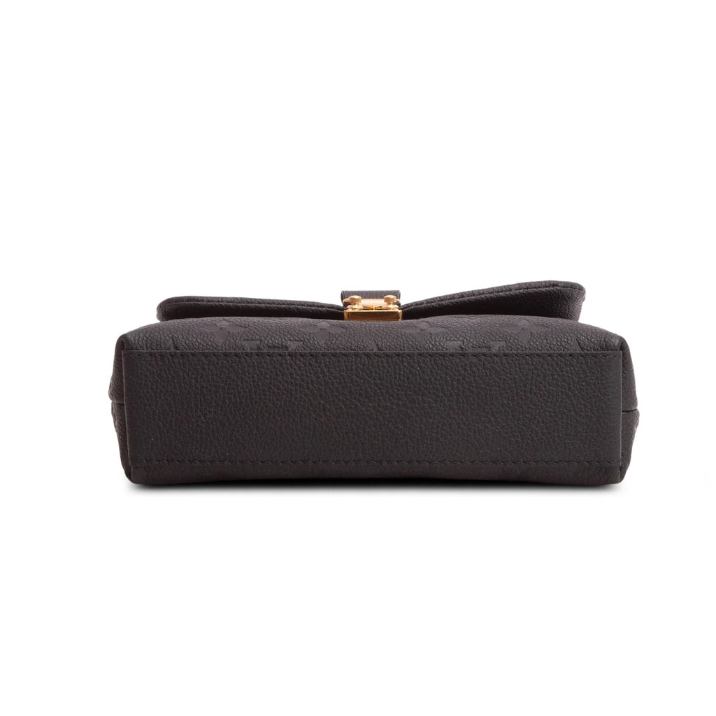 Louis Vuitton Black Monogram Empreinte Leather Nano Madeleine