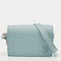 Louis Vuitton Fastline Blue Aerogram Leather Wearable Wallet Bag