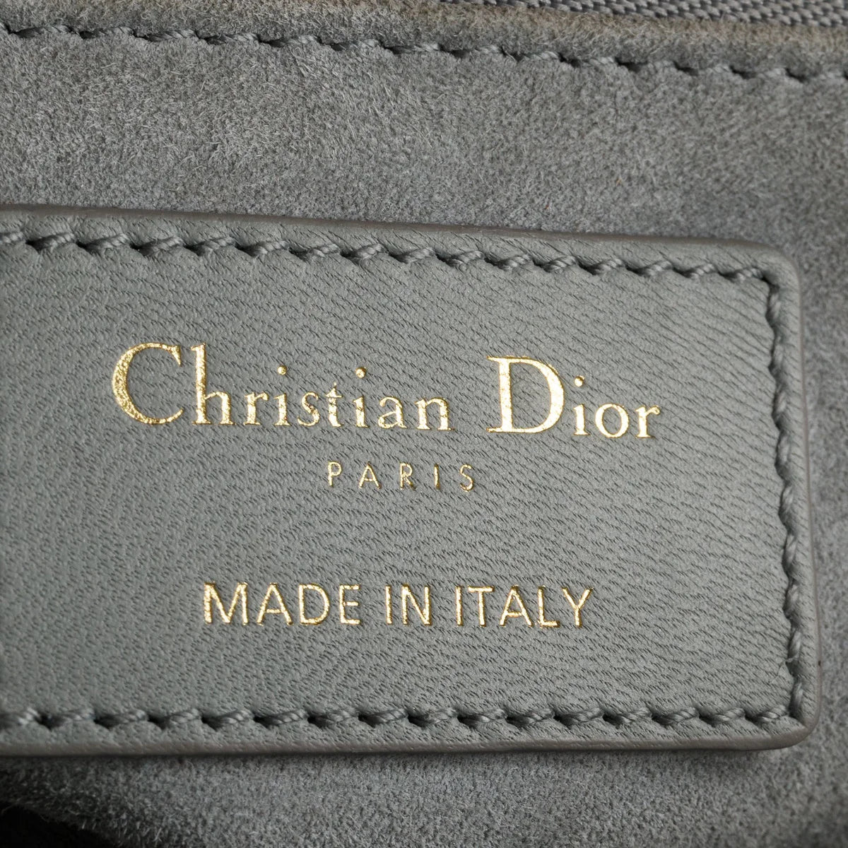 Christian Dior 2021 Grey Cannage Lambskin Leather Medium Lady Dior Bag