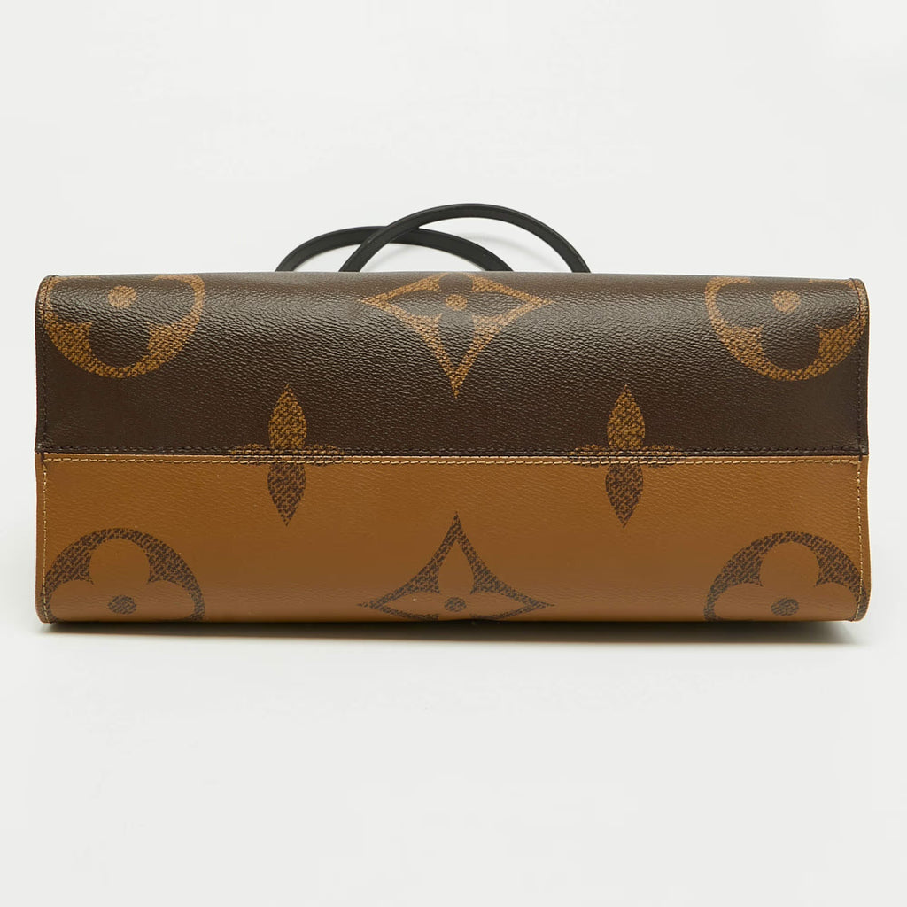 Louis Vuitton Onthego MM Monogram Giant Reverse Canvas Tote