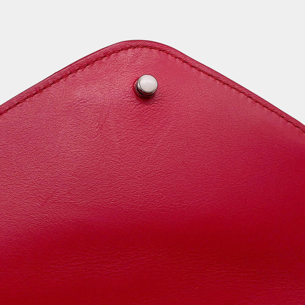 Louis Vuitton New Wave Chain Bag Red Leather Size Pm
